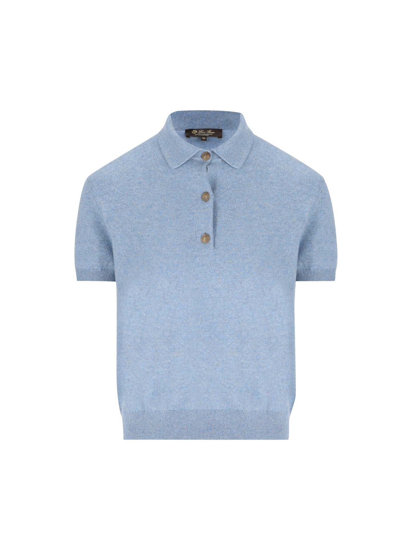 Polo realizzata in baby cashmere. FAQ8646 60NK LORO PIANA 
