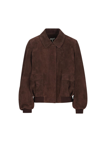 Leather bomber jacket- Franzkraler.com