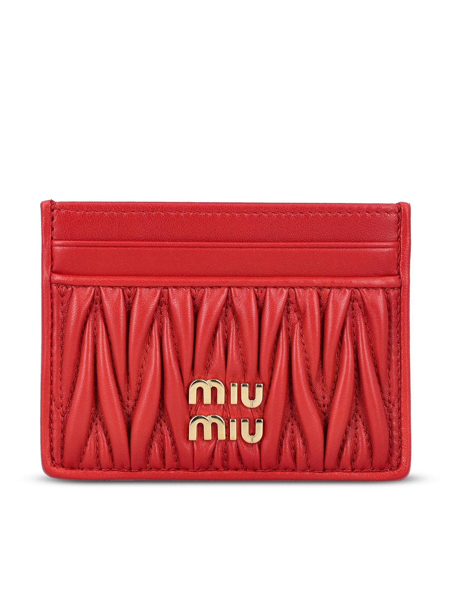 Portacarte realizzato in pelle. 5MC076 AFPPF0011 MIU MIU 