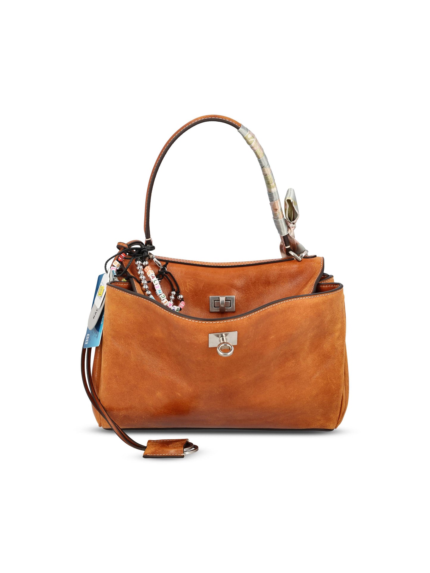 Borsa realizzata in pelle di agnello conciata al vegetale. 789779 2ACAS2753 BALENCIAGA 