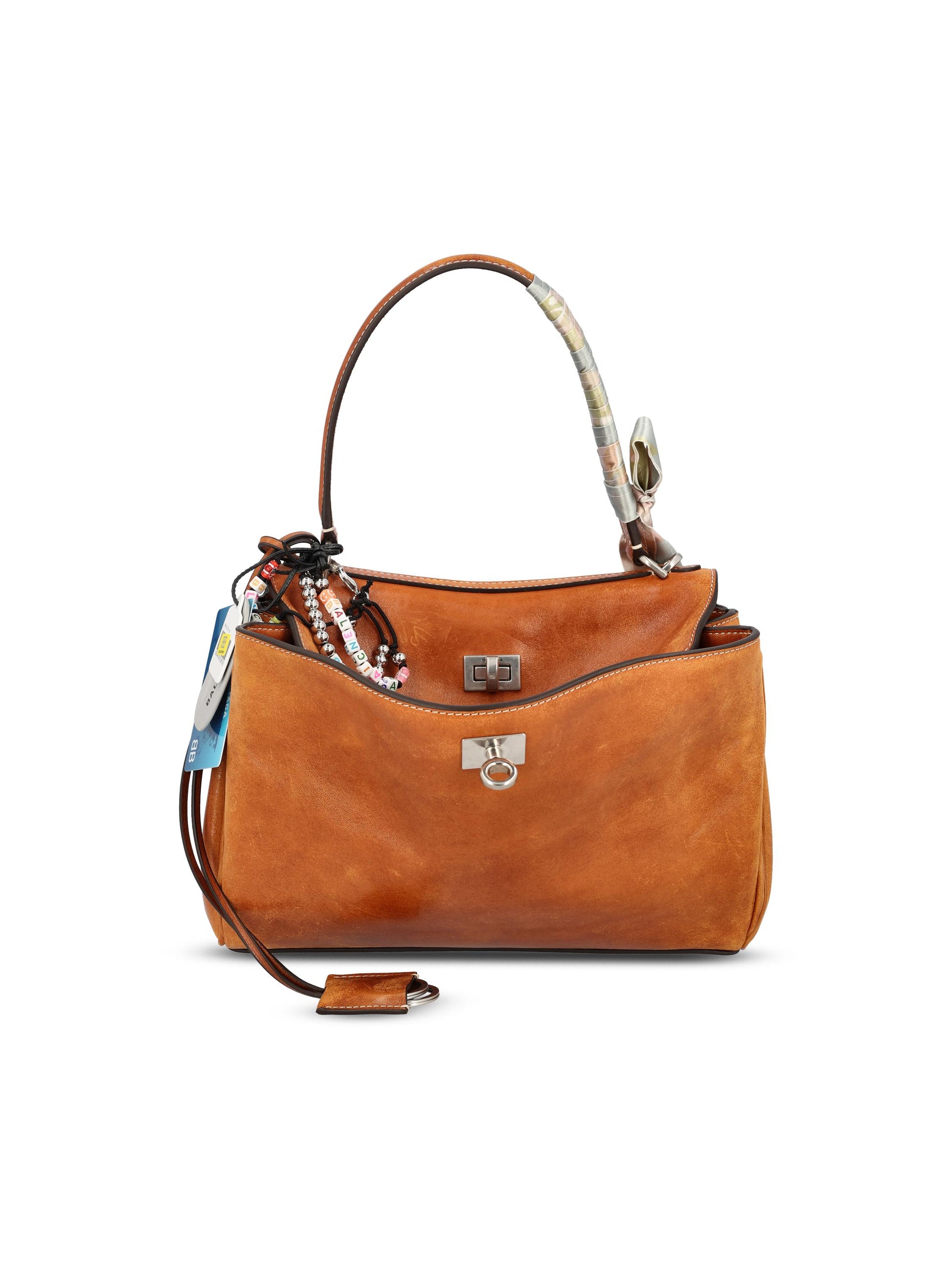 Borsa realizzata in pelle di agnello conciata al vegetale. 789779 2ACAS2753 BALENCIAGA 