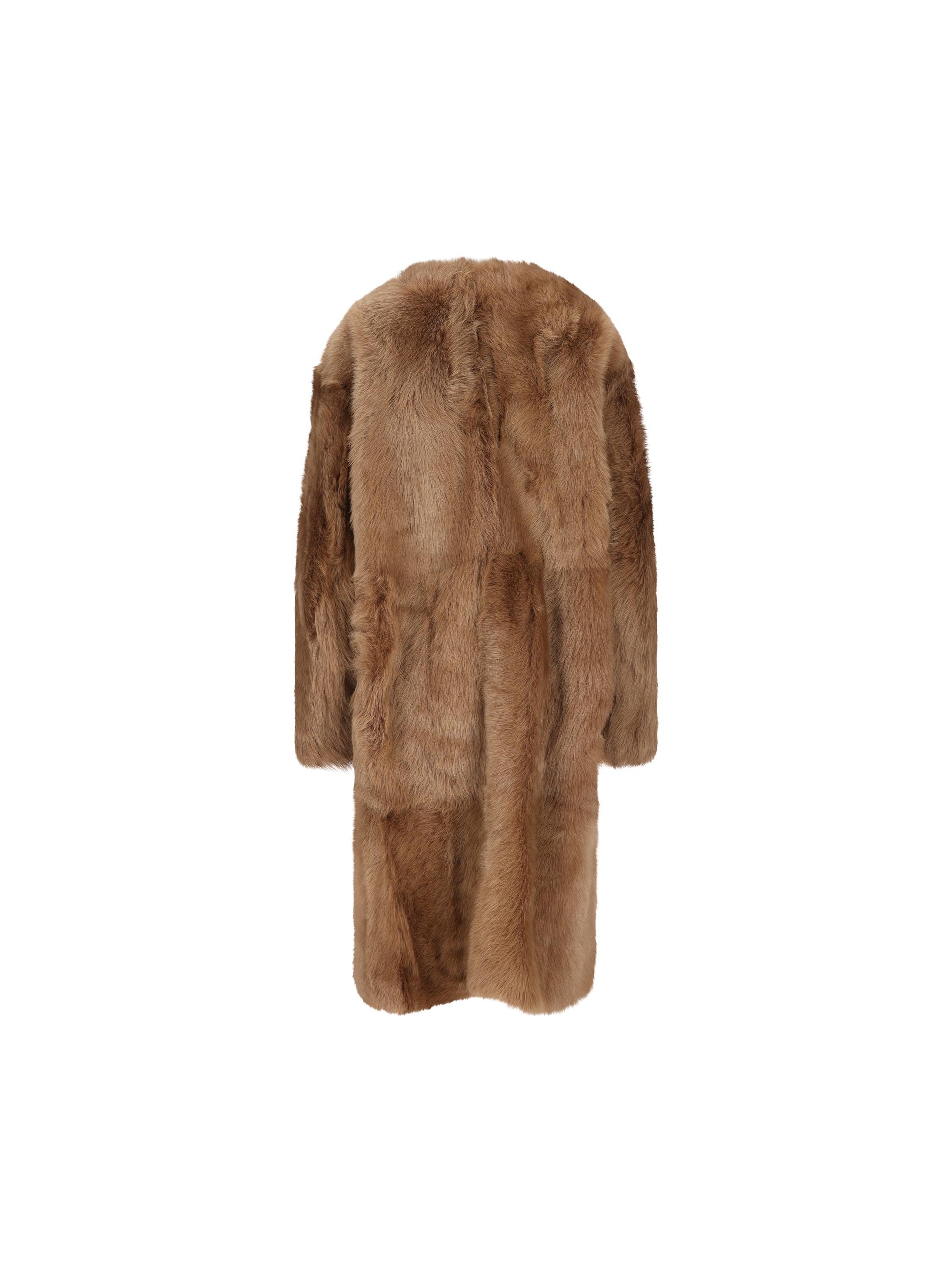 Cappotto oversize in shearling. X1W6051107EXLG S406 TOD'S 