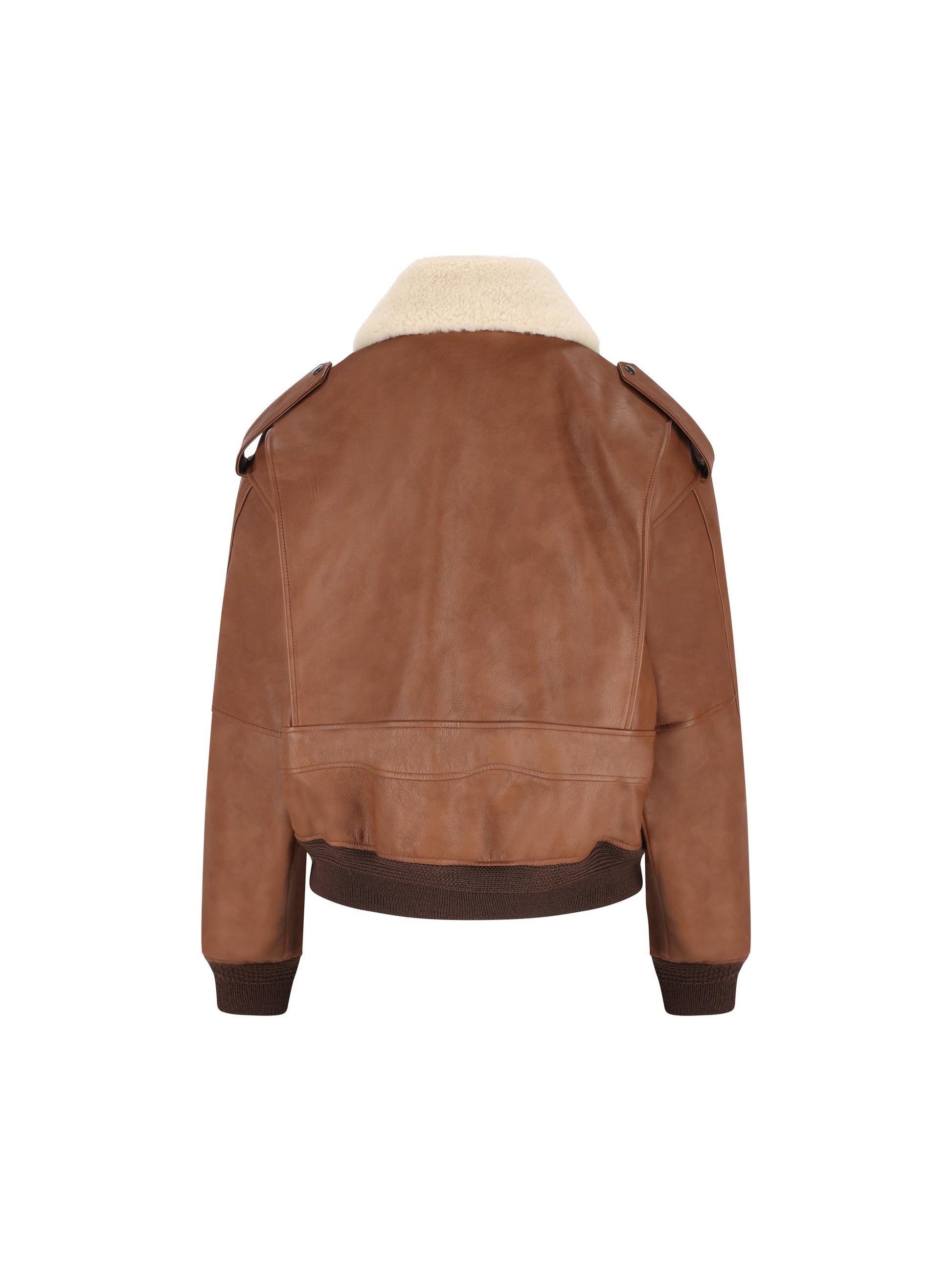 Bomber realizzato in pelle di vitello. 843525 YCTE22146 SAINT LAURENT 