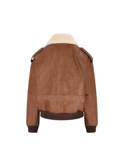 Bomber realizzato in pelle di vitello. 843525 YCTE22146 SAINT LAURENT 