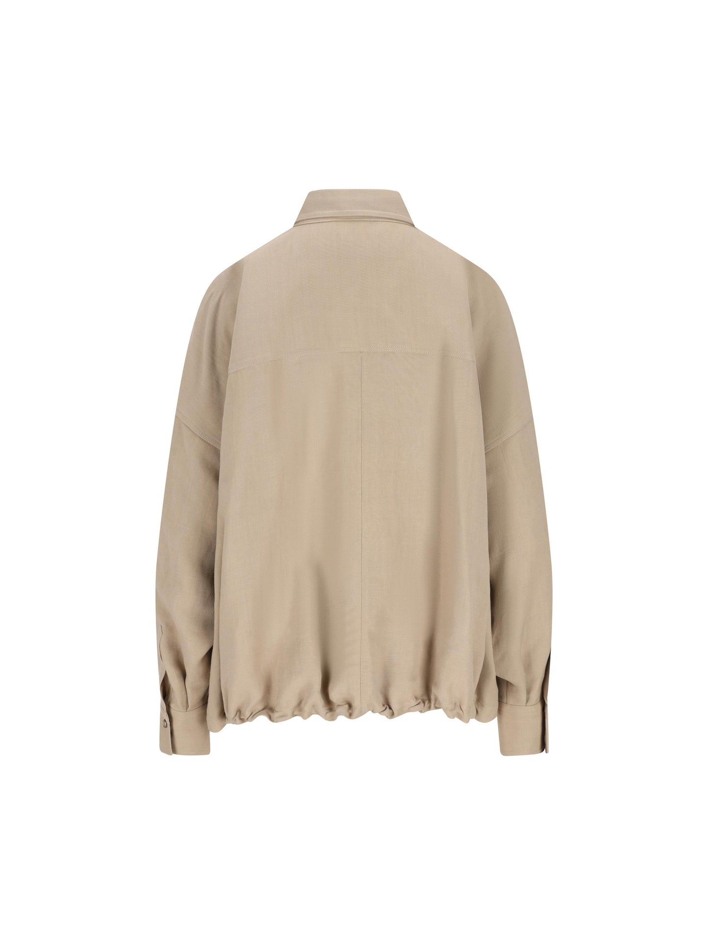 Camicia realizzata in viscosa e lino. MH126NE416 C9195 BRUNELLO CUCINELLI 