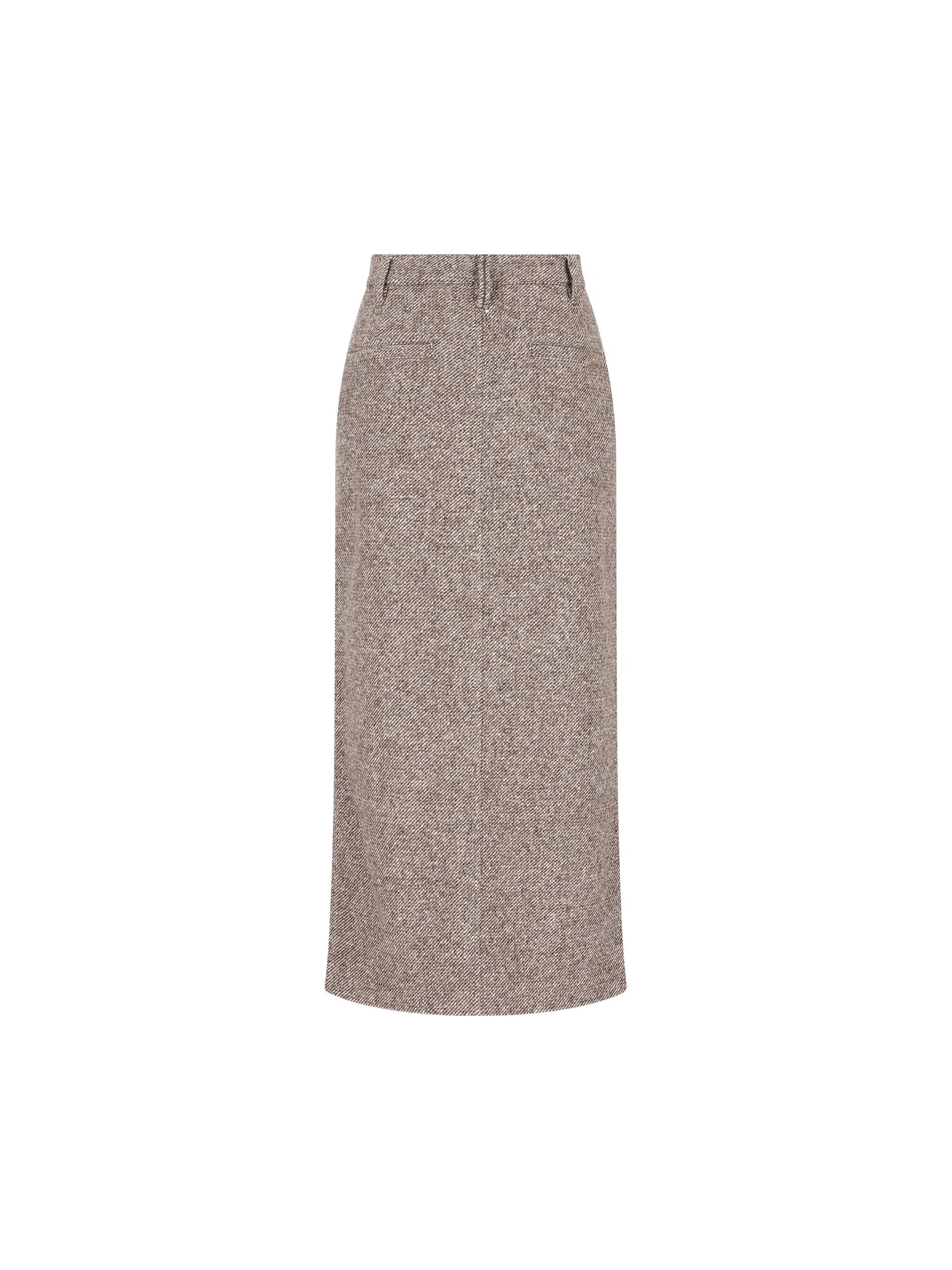 Gonna realizzata in lana vergine e seta. MG531G3918 C6321 BRUNELLO CUCINELLI 