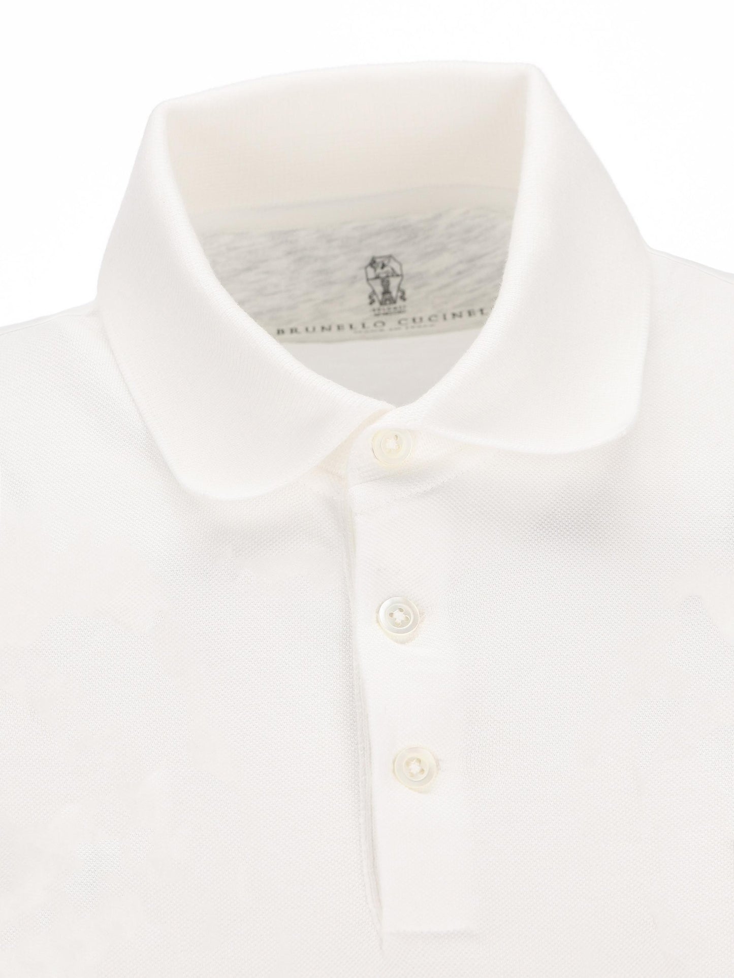 Polo realizzata in cotone. ME8548788 CK640 BRUNELLO CUCINELLI 