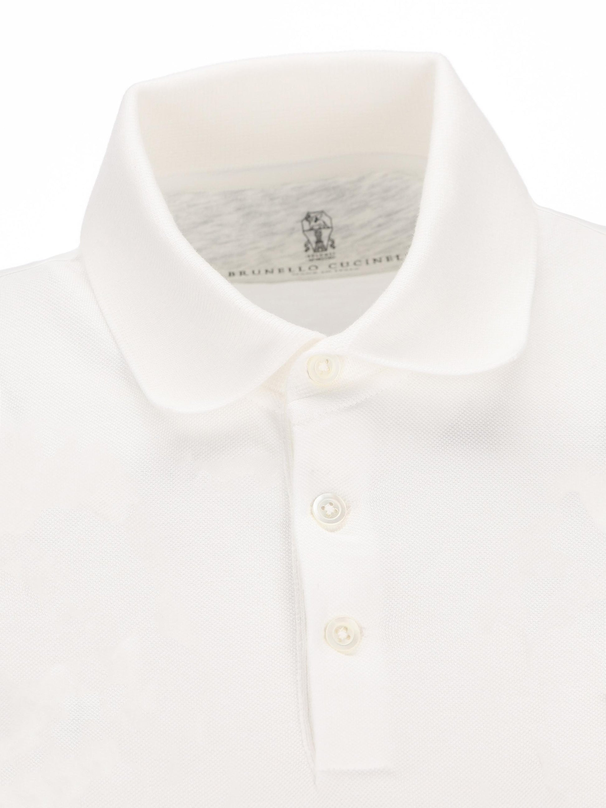 Polo realizzata in cotone. ME8548788 CK640 BRUNELLO CUCINELLI 