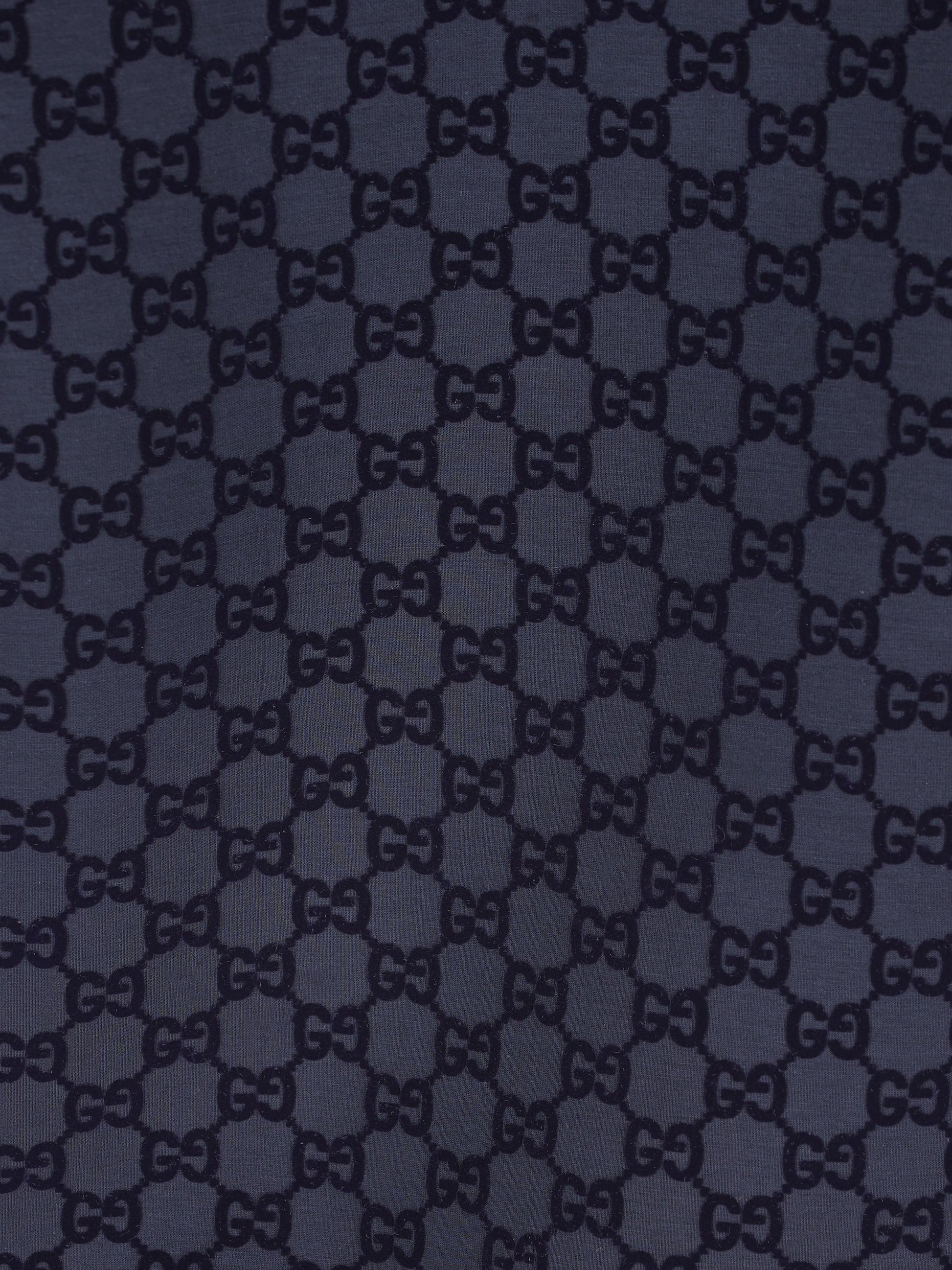 Giacca in viscosa di cotone doppiato con cerniera e stampa GG 819275 XJHCU4003 GUCCI 