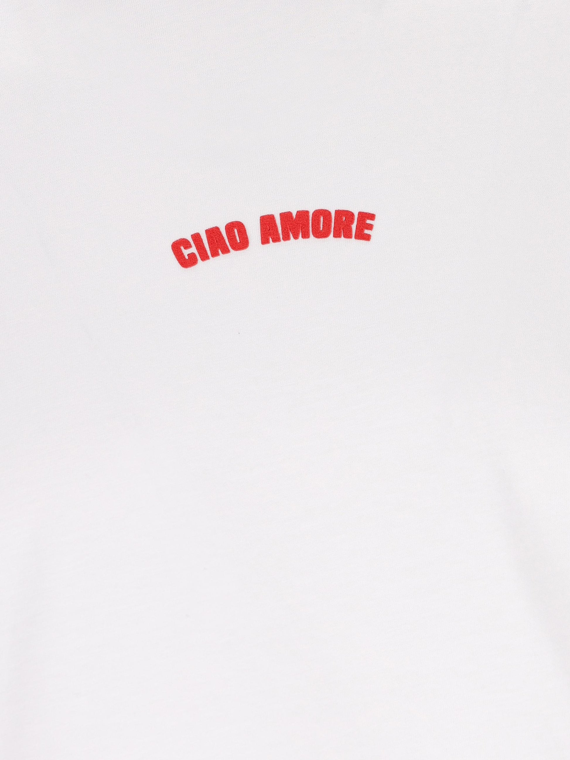 T-shirt "Ciao Amore Cortina Lover" in cotone FC2422102K 01 GIADA BENINCASA 