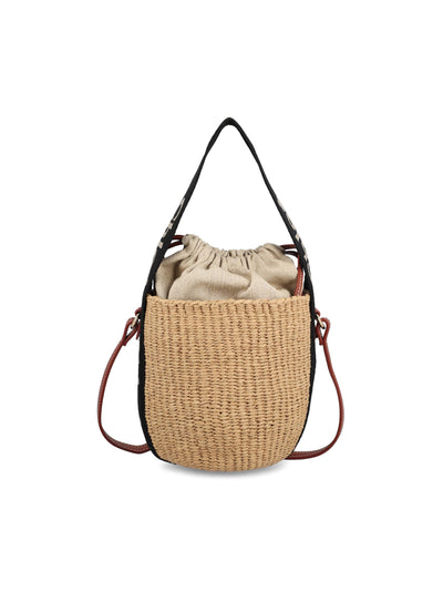 Borsa cesto Woody piccola in fibre naturali CHC23AS381L18 915 CHLOE' 
