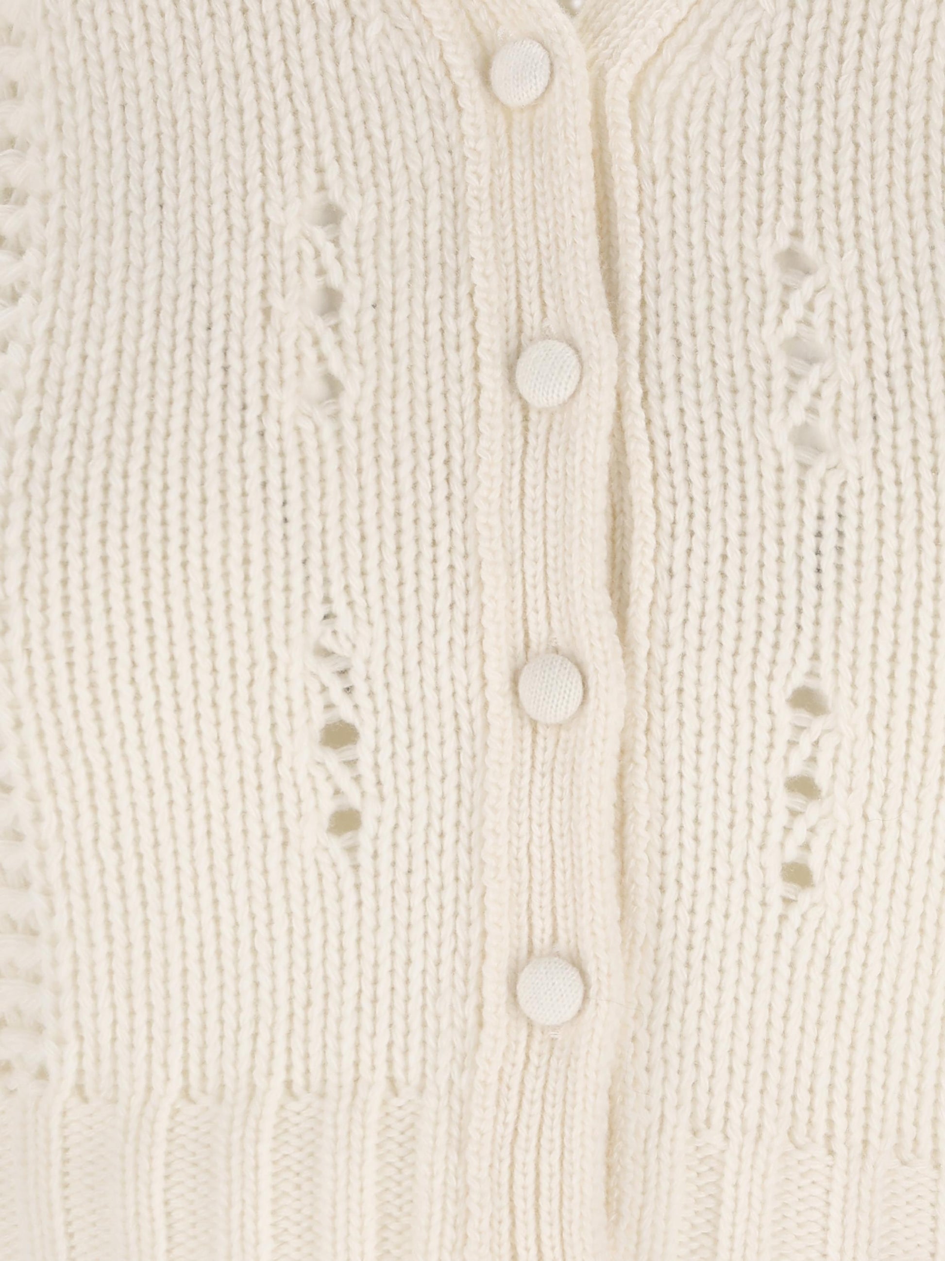 Cardigan realizzato in lana e cashmere. CH25WMC05590 107 CHLOE' 