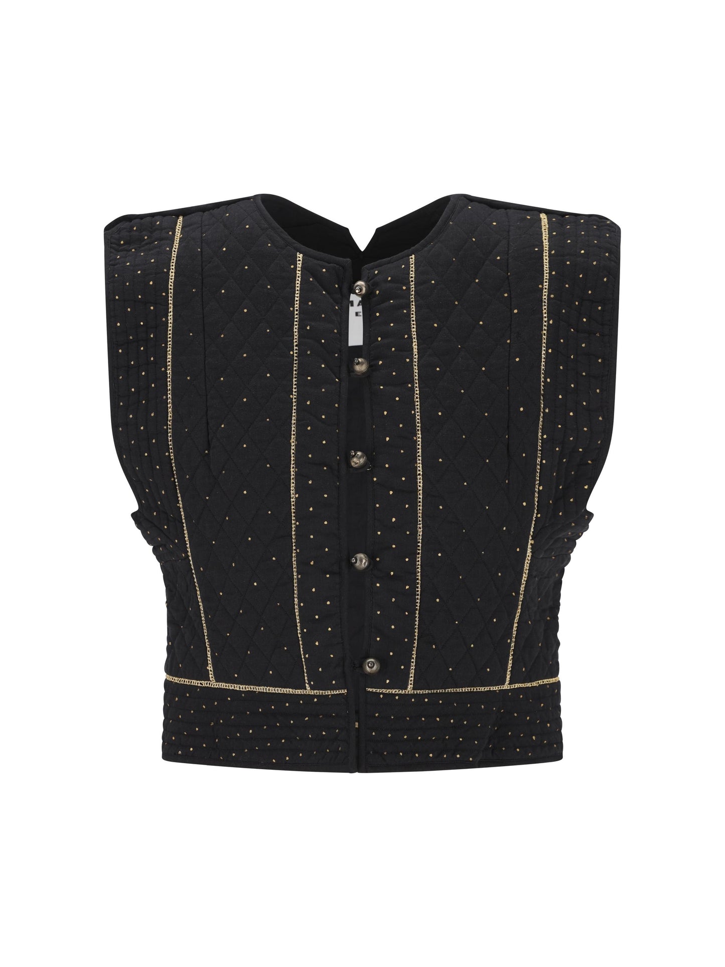 Gilet realizzato in cotone. 26PGI0078FA-D1J03E 01BK ISABEL MARANT 