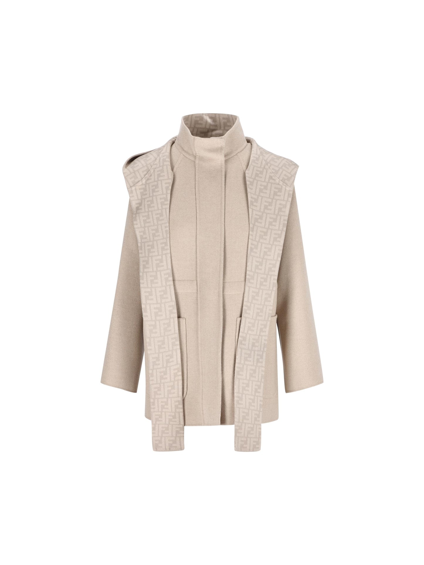 Giacca realizzata in lana di tosa. FJ7587 A5HDF1MYZ FENDI 