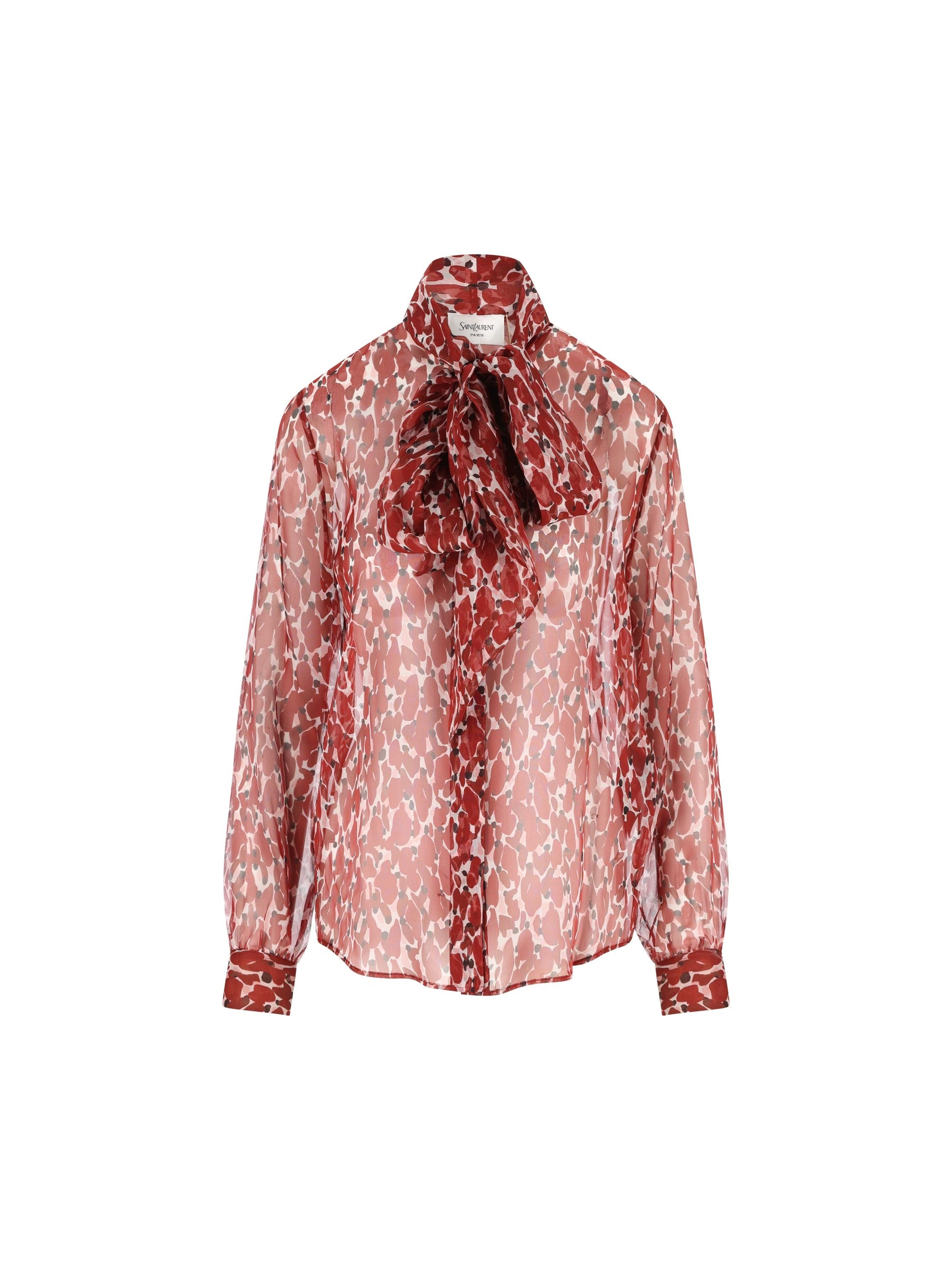 Camicia realizzata in seta. 842861 Y4J359477 SAINT LAURENT 