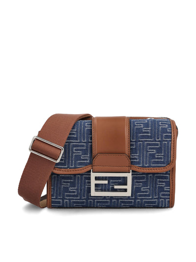 Borsa Baguette Double realizzata in Jacquard FF. 7VA649 AUGOF1SCG FENDI 