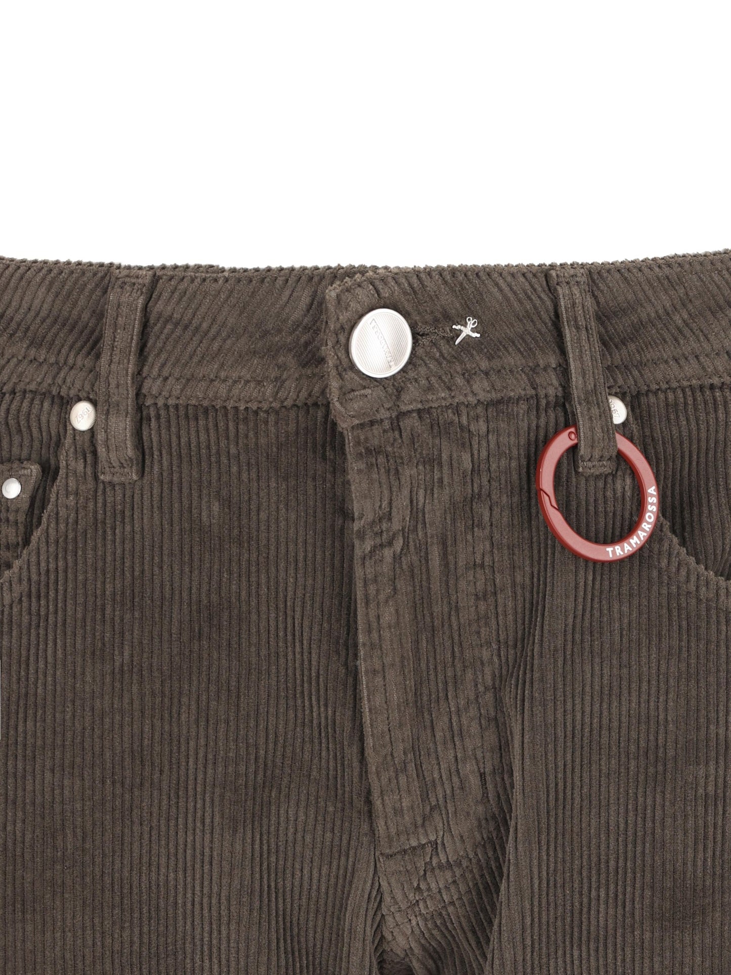 Pantaloni realizzati in velluto. MICHELANGELO V0020399 TRAMAROSSA 