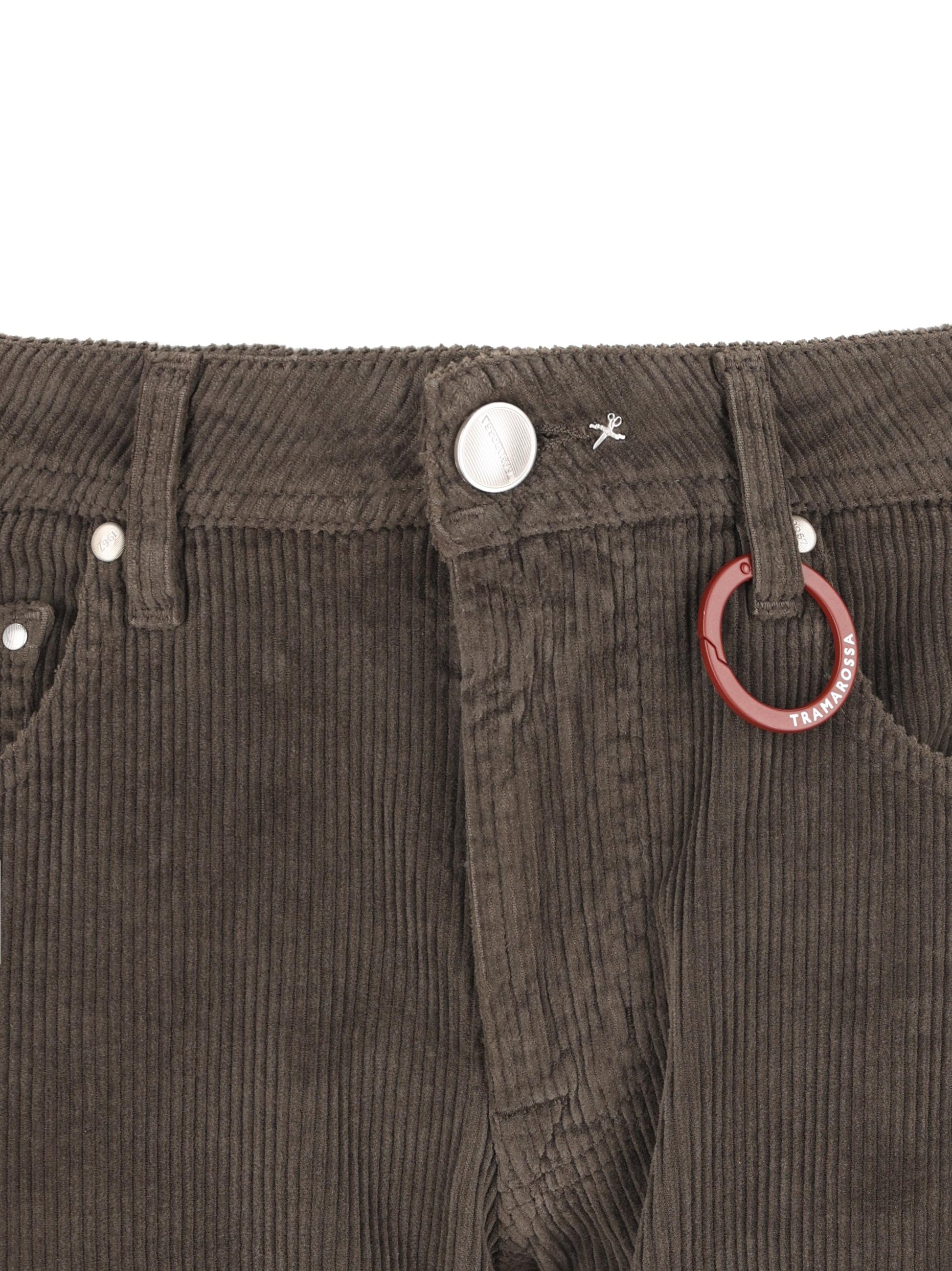 Pantaloni realizzati in velluto. MICHELANGELO V0020399 TRAMAROSSA 