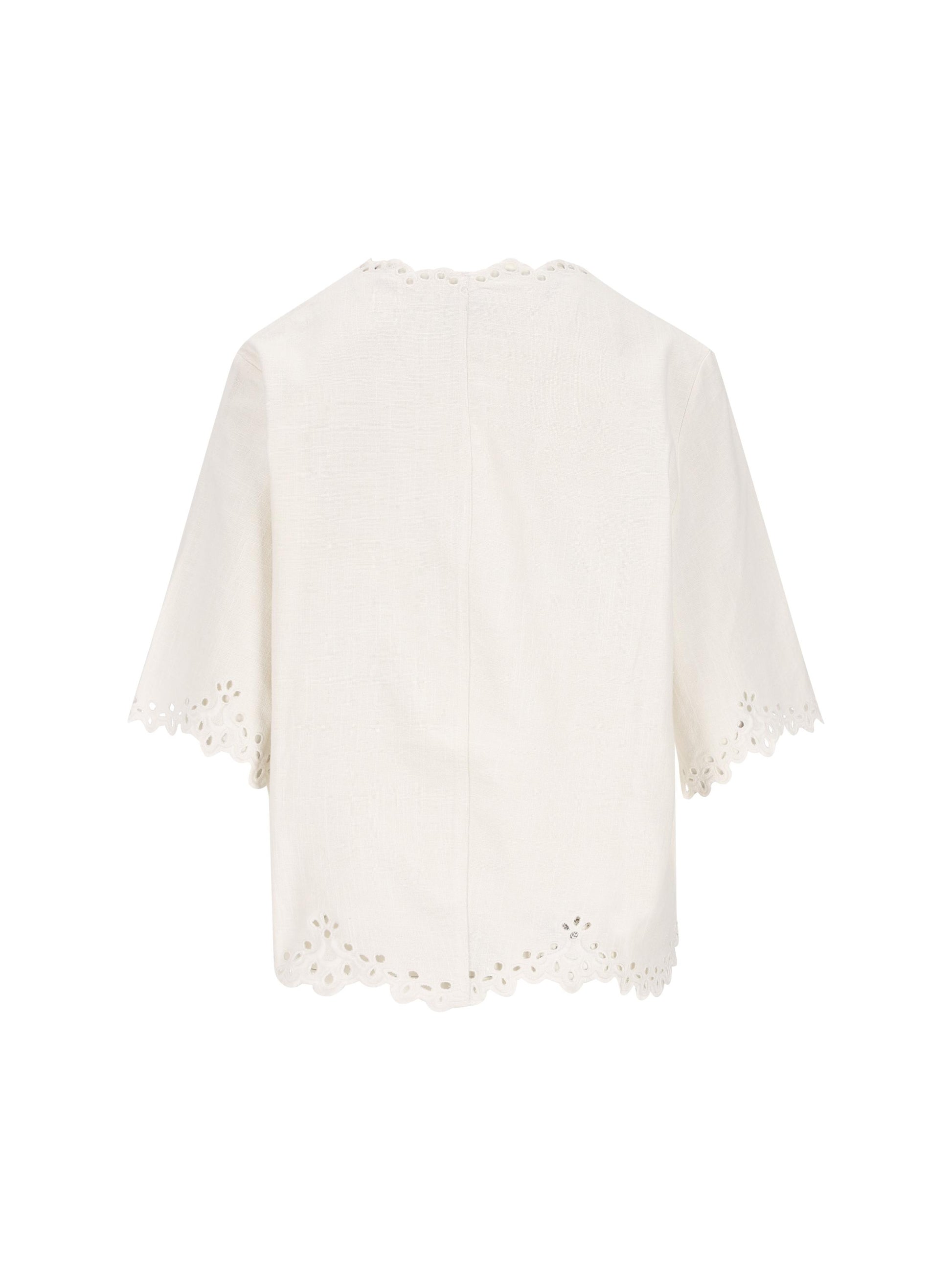 Top realizzato in cotone. 26PHT0586FB-D1J04E 20WH ISABEL MARANT 