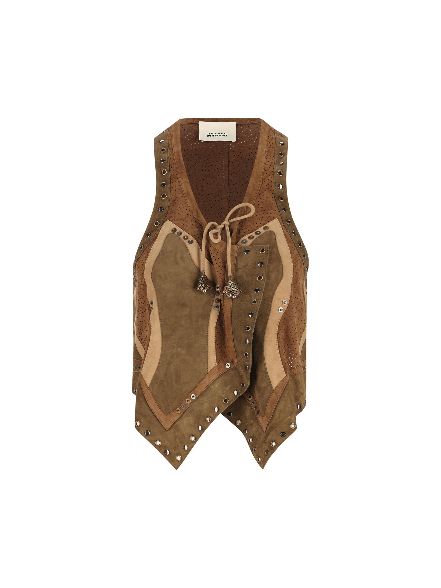 Gilet realizzato in pelle di capra. 26EGI0091FA-D2E04I 50BZ ISABEL MARANT 