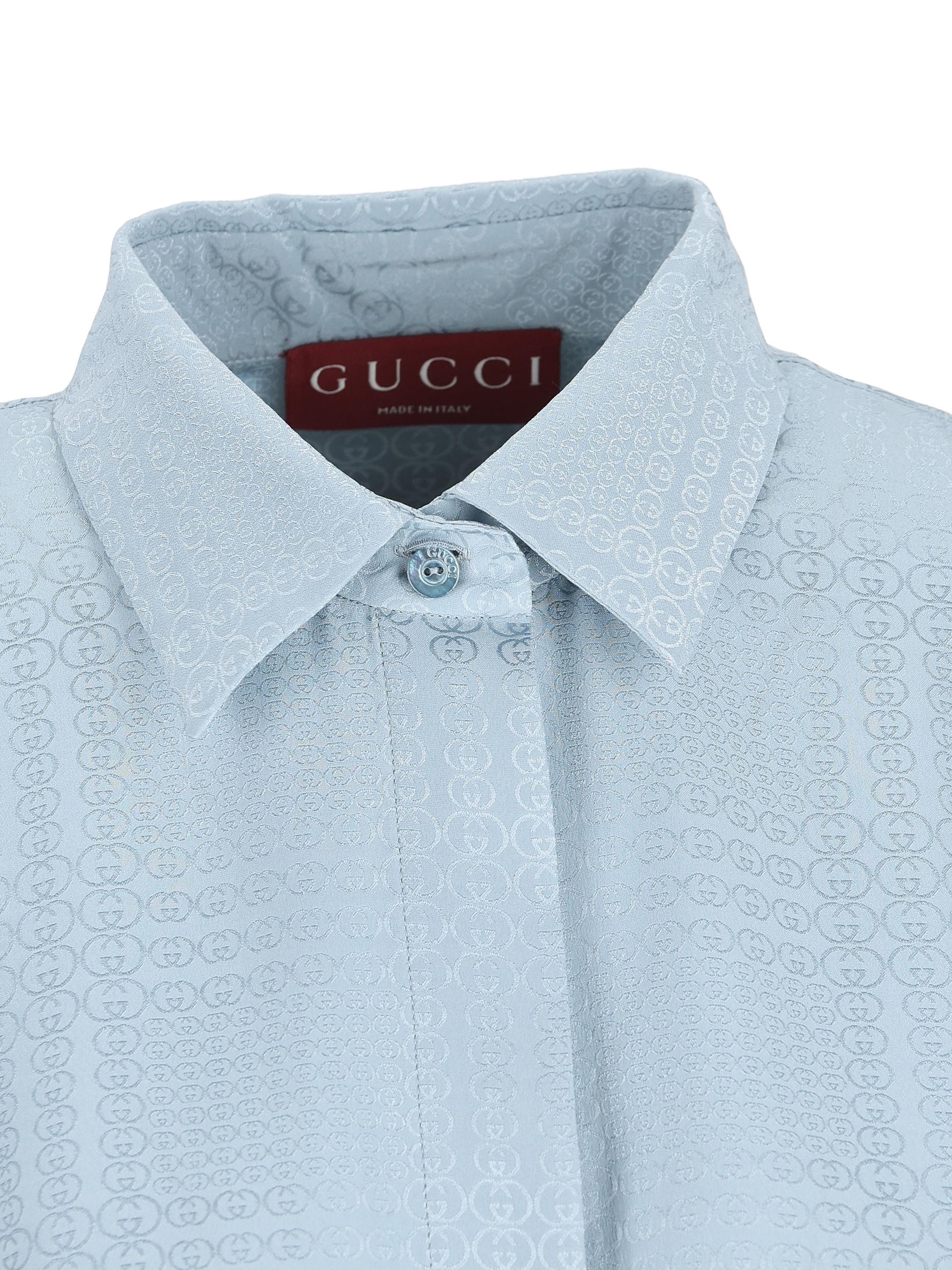 Camicia realizzata in seta. 858623 ZAT904870 GUCCI 