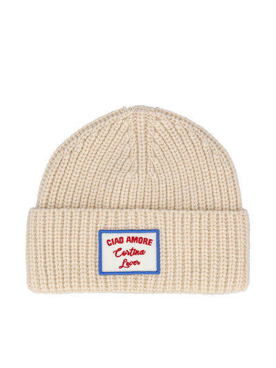 Cappello in lana e cashmere "Ciao Amore Cortina Lover" F25EM2831K 01 GIADA BENINCASA 
