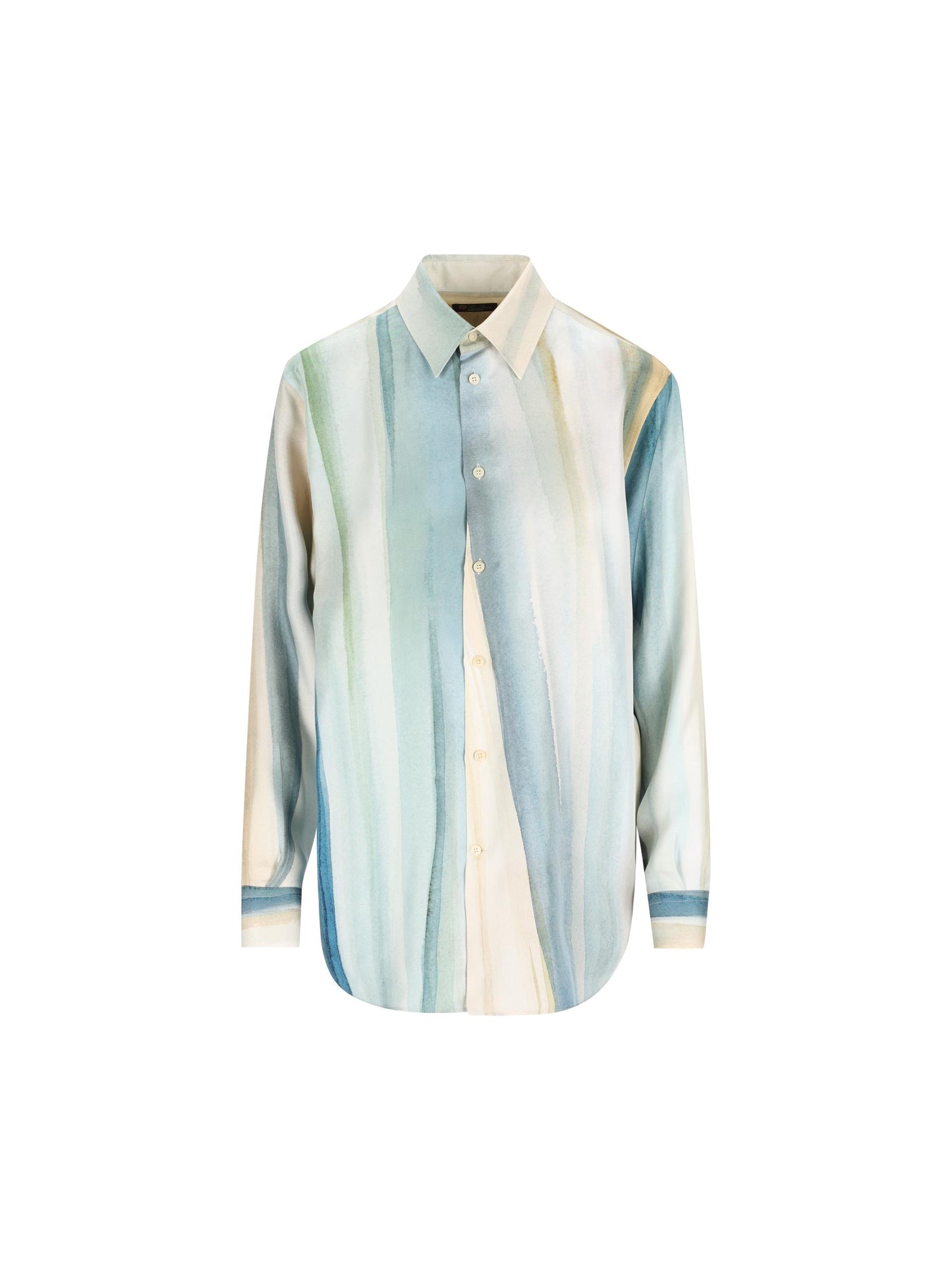 Camicia realizzata in seta. FAQ9088 T1Y0 LORO PIANA 