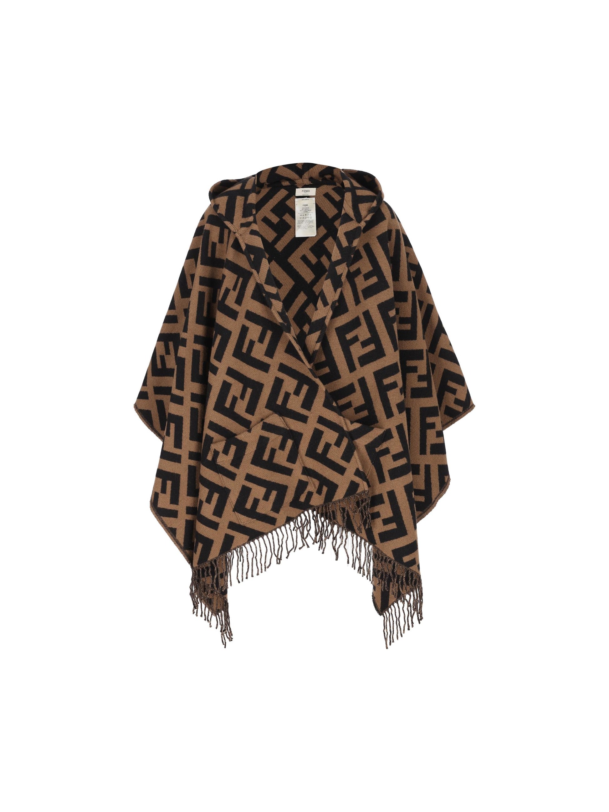 Poncho realizzato in cashmere. FXX711 AEOSF0QE1 FENDI 