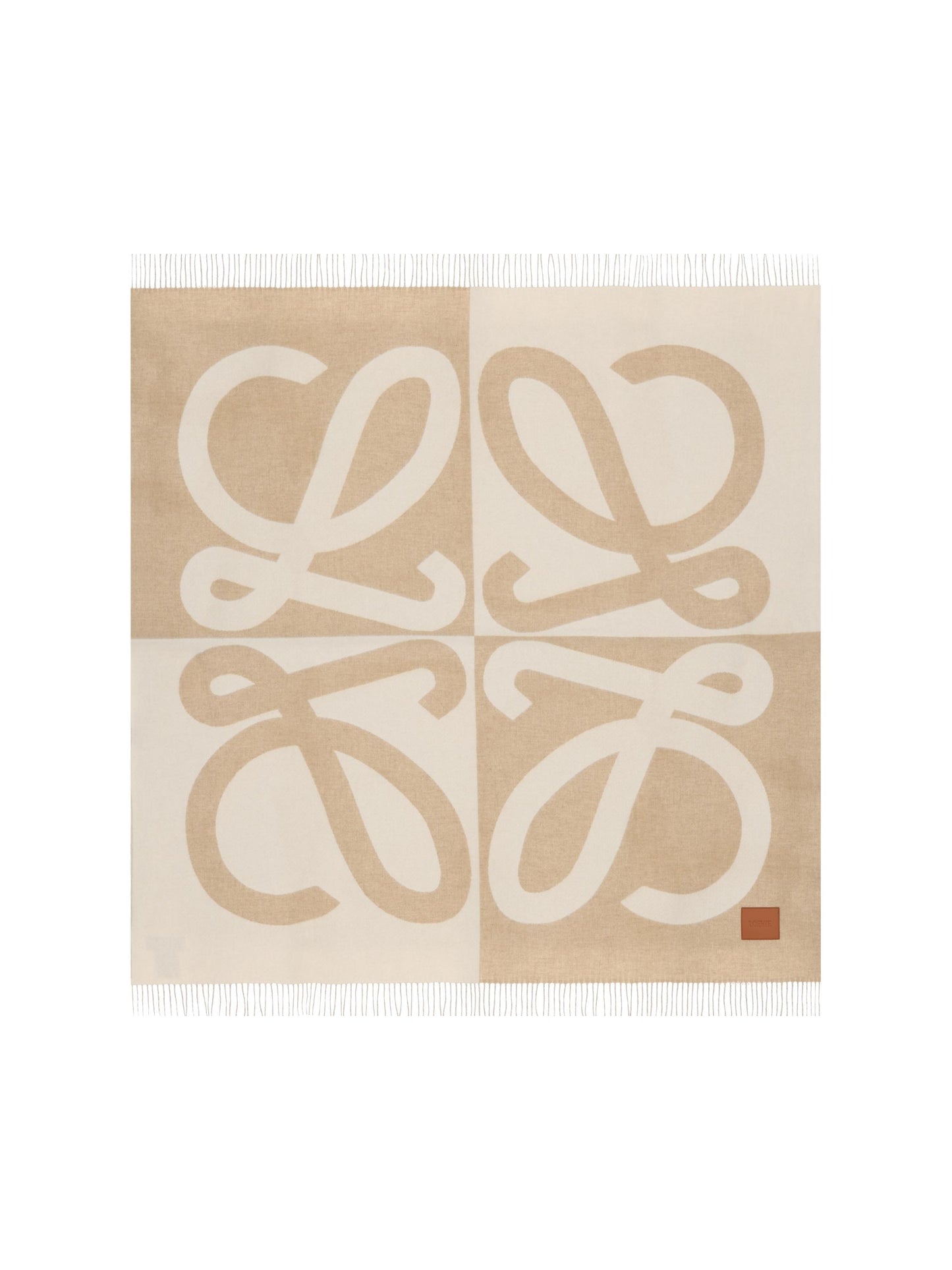 Coperta realizzata in lana e cashmere. TSF3HM1W02 2692 LOEWE 