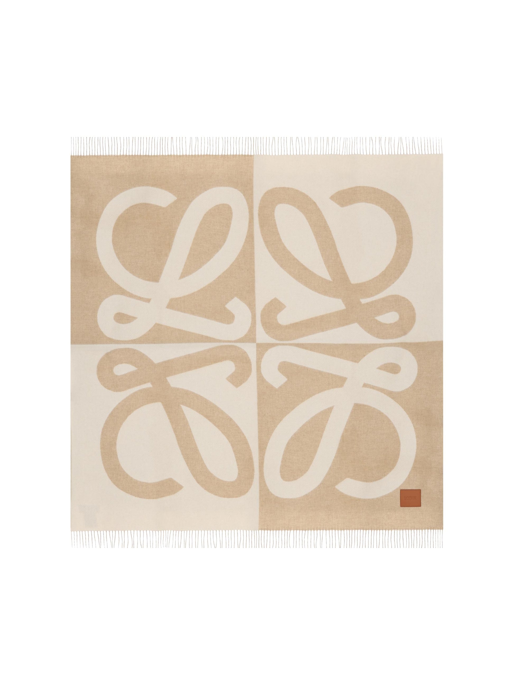 Coperta realizzata in lana e cashmere. TSF3HM1W02 2692 LOEWE 