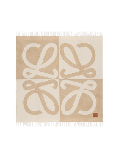 Coperta realizzata in lana e cashmere. TSF3HM1W02 2692 LOEWE 