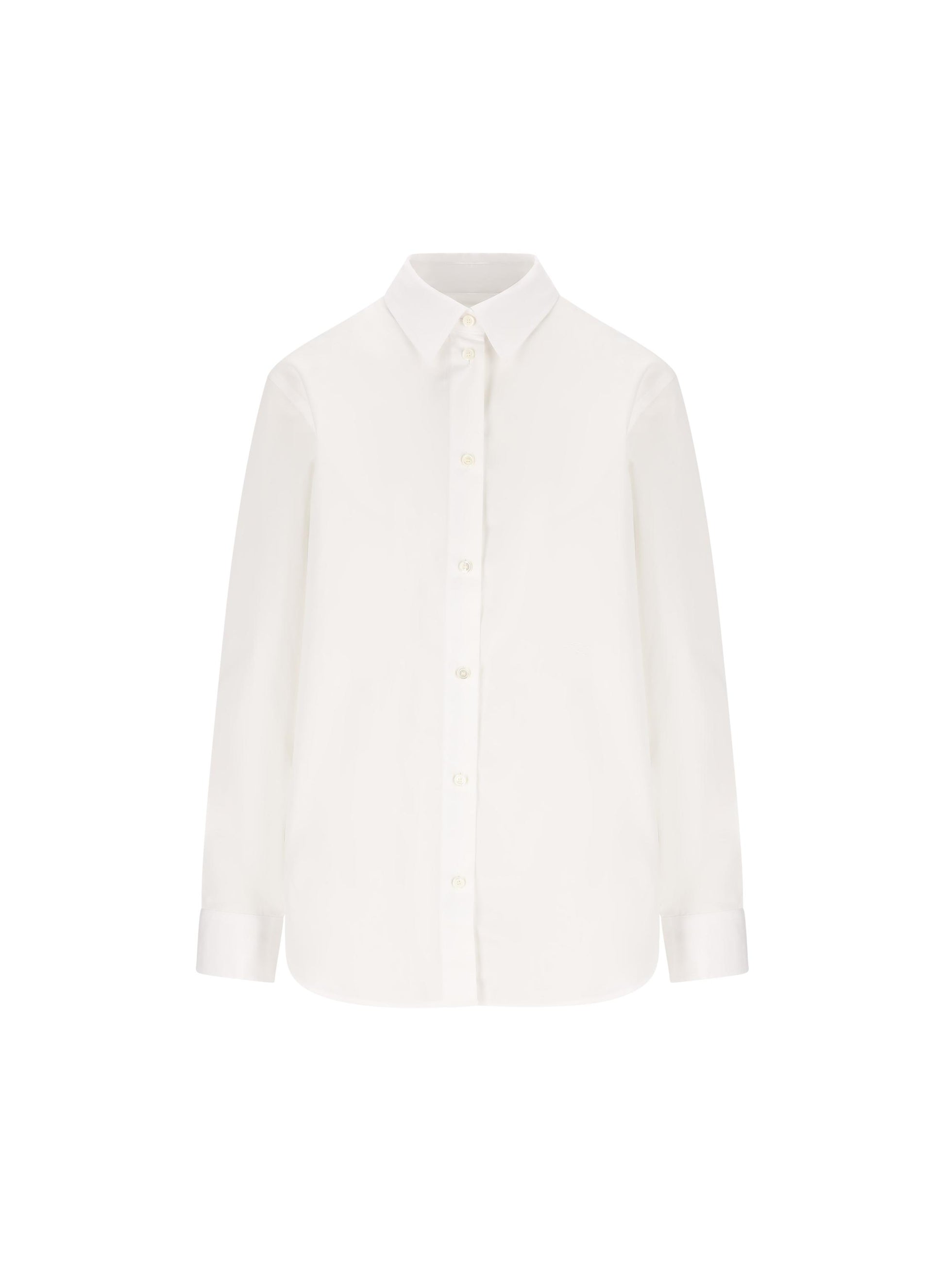 Camicia formale in popeline di cotone. 8120787 A1464 BURBERRY 