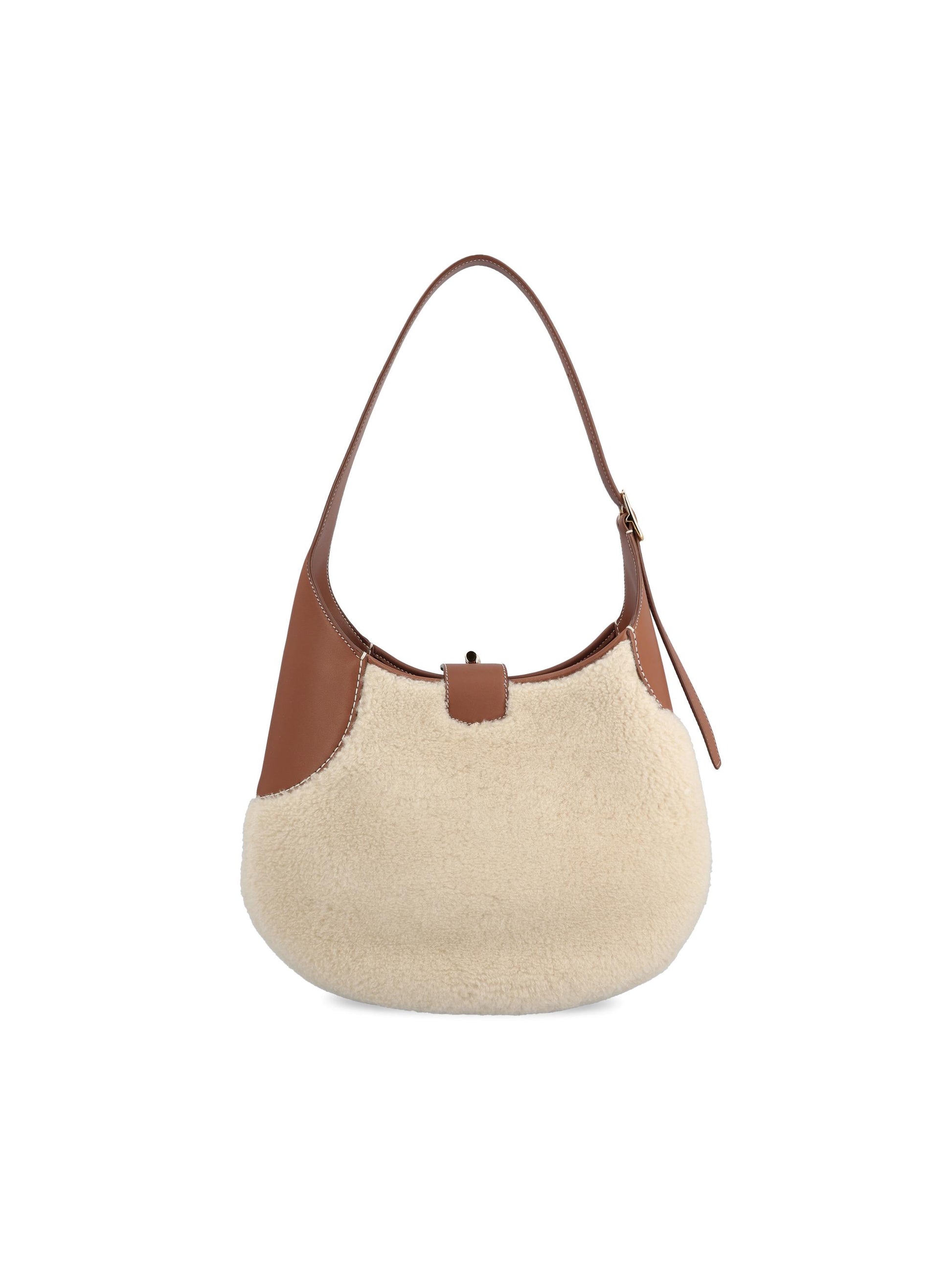 Borsa realizzata in cashmere e seta. FAO7429 B4N1 LORO PIANA 