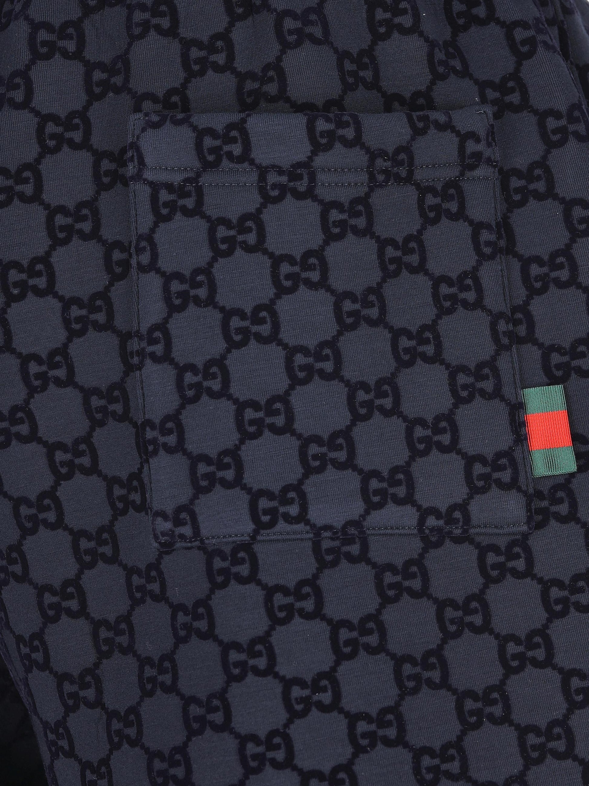 Shorts da Basket in Jersey GG Flock 814885 XJHCU4003 GUCCI 