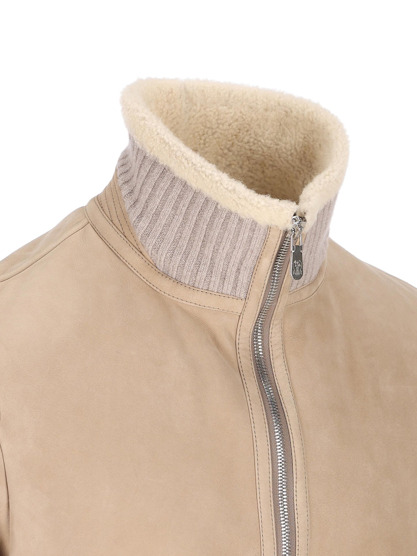 Bomber in shearling. MPMLS1737 C4248 BRUNELLO CUCINELLI 