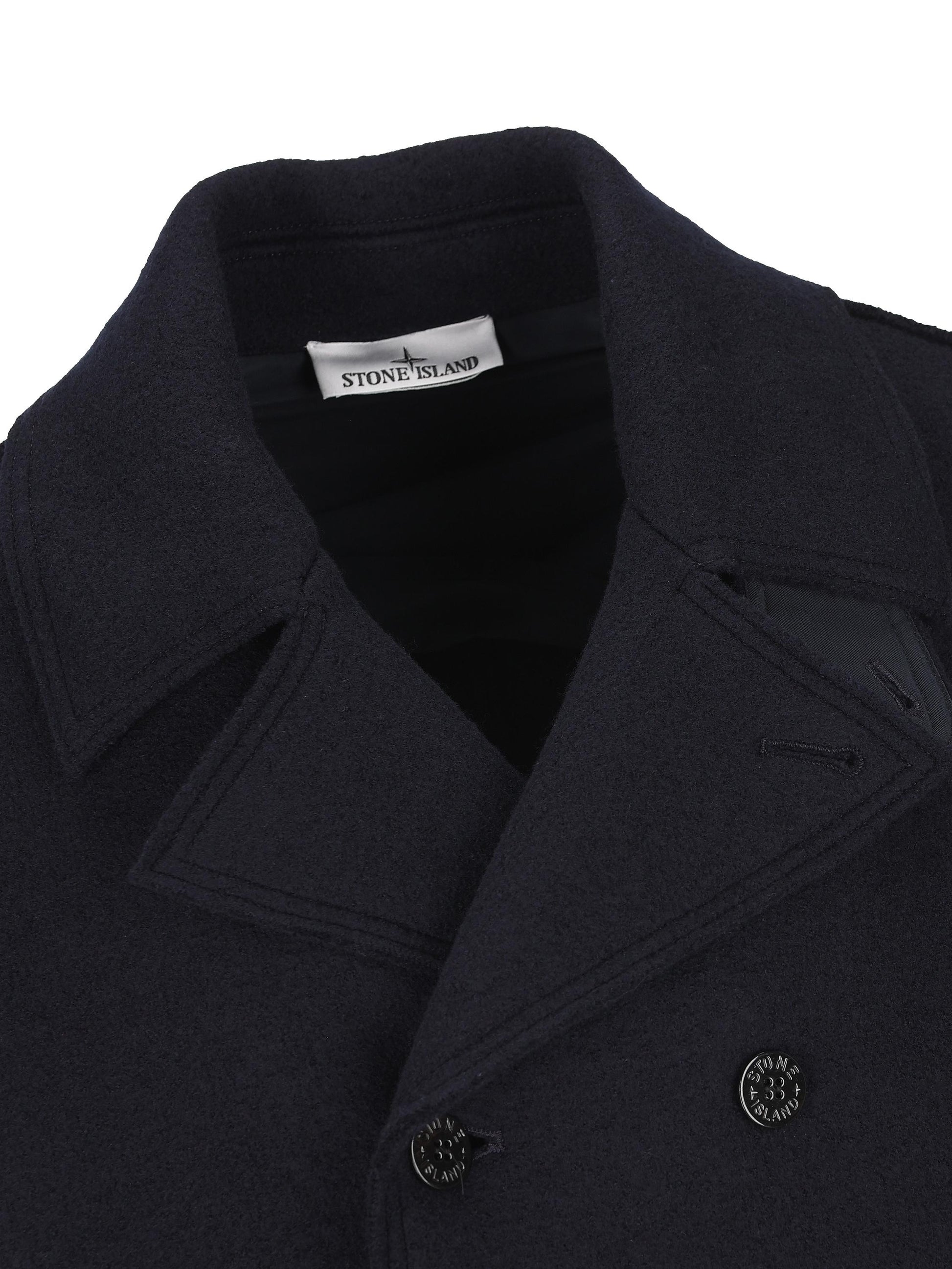 Cappotto realizzato in lana vergine. 5100059 S0IN1V0020 STONE ISLAND 