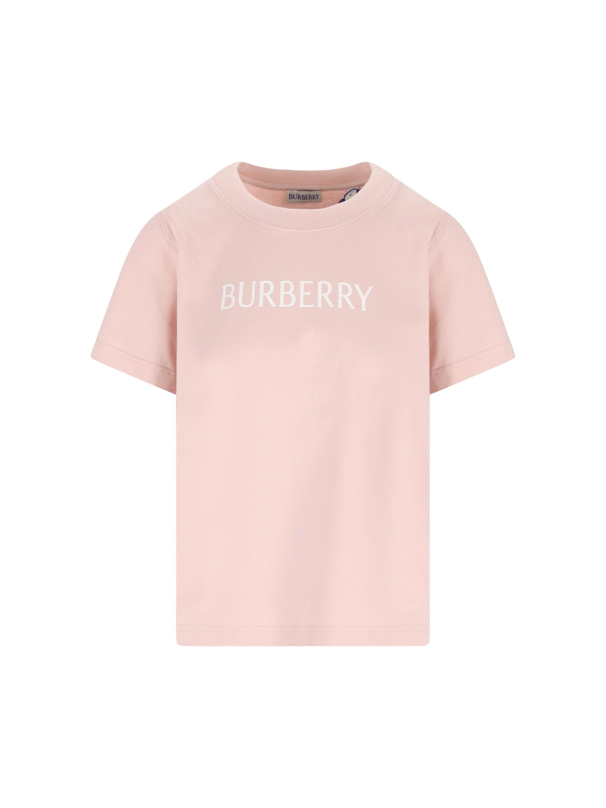 T-shirt in cotone con logo 8118976 C2989 BURBERRY 