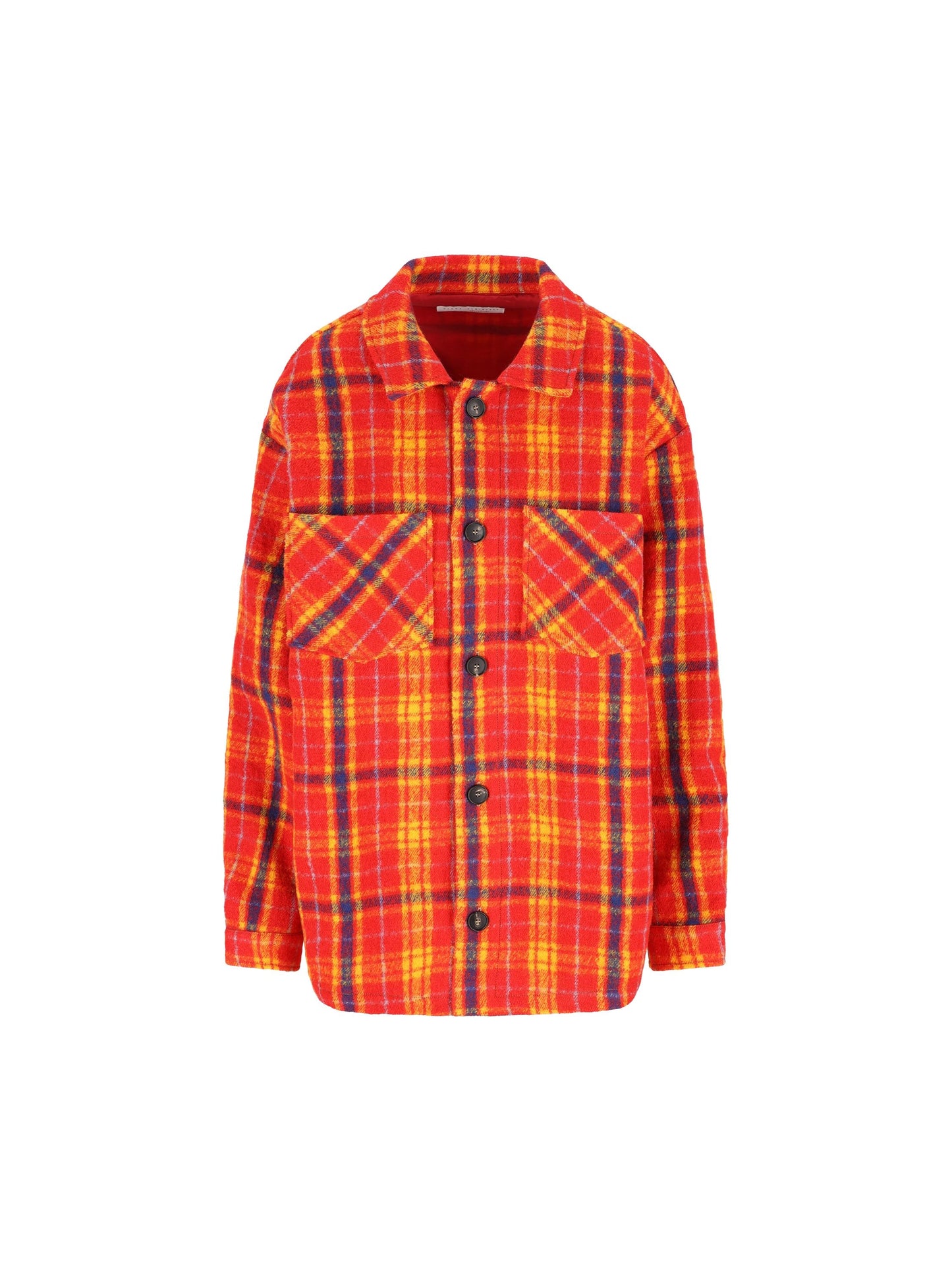 Giacca in lana check "Ciao Amore Cortina Lover" F25TT1133K 13 GIADA BENINCASA 