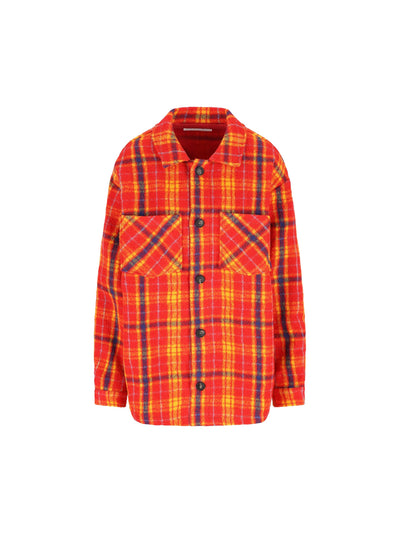 Giacca in lana check "Ciao Amore Cortina Lover" F25TT1133K 13 GIADA BENINCASA 