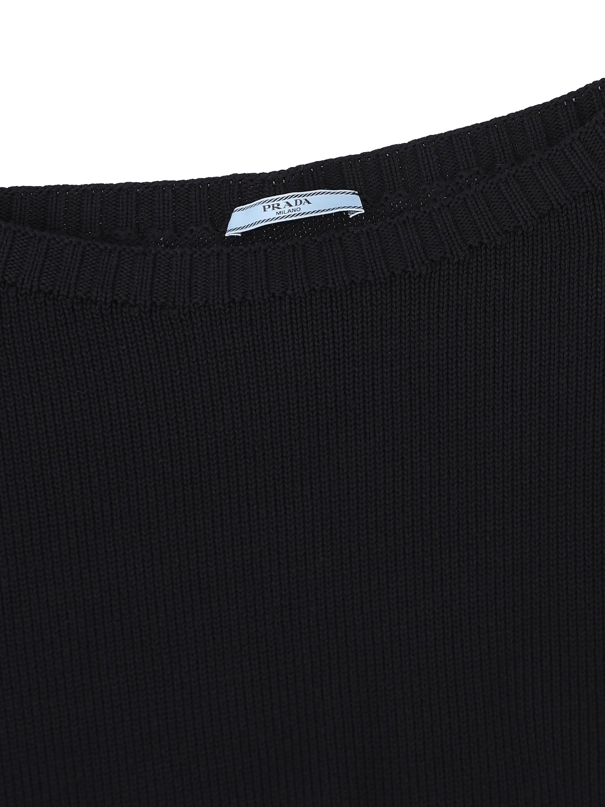 Maglia realizzata in cotone. P24M2P 16O0F0008 PRADA 