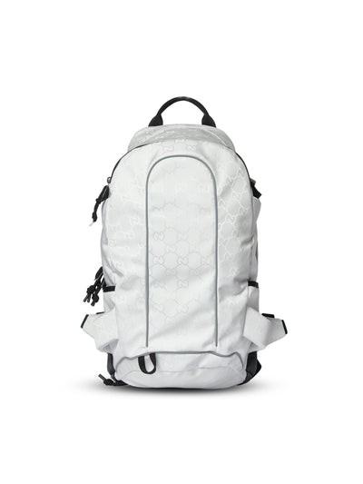 Zaino Piccolo in Nylon GG Jacquard Bianco 834477 FAEPA9041 GUCCI 