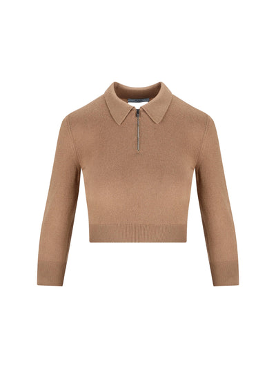 Maglione Polo realizzato in cashmere. P24R2P 17KCF0040 PRADA 
