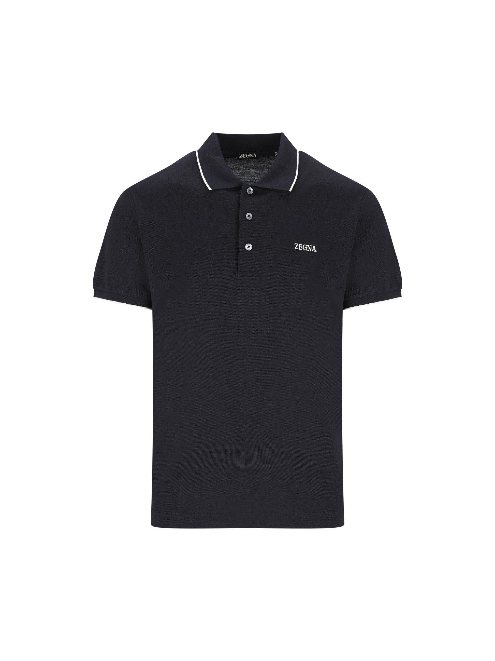 Polo realizzata in cotone. RE7358A5 B746B09 ZEGNA 