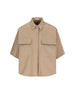Camicia realizzata in cotone e lino. ML597EM906 C631 BRUNELLO CUCINELLI 