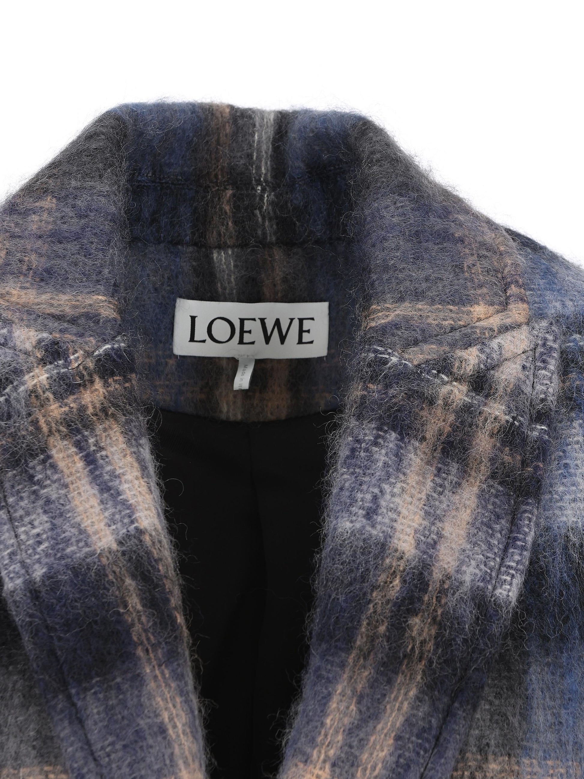 Cappotto realizzato in misto mohair. S540Y01XBH 4985 LOEWE 