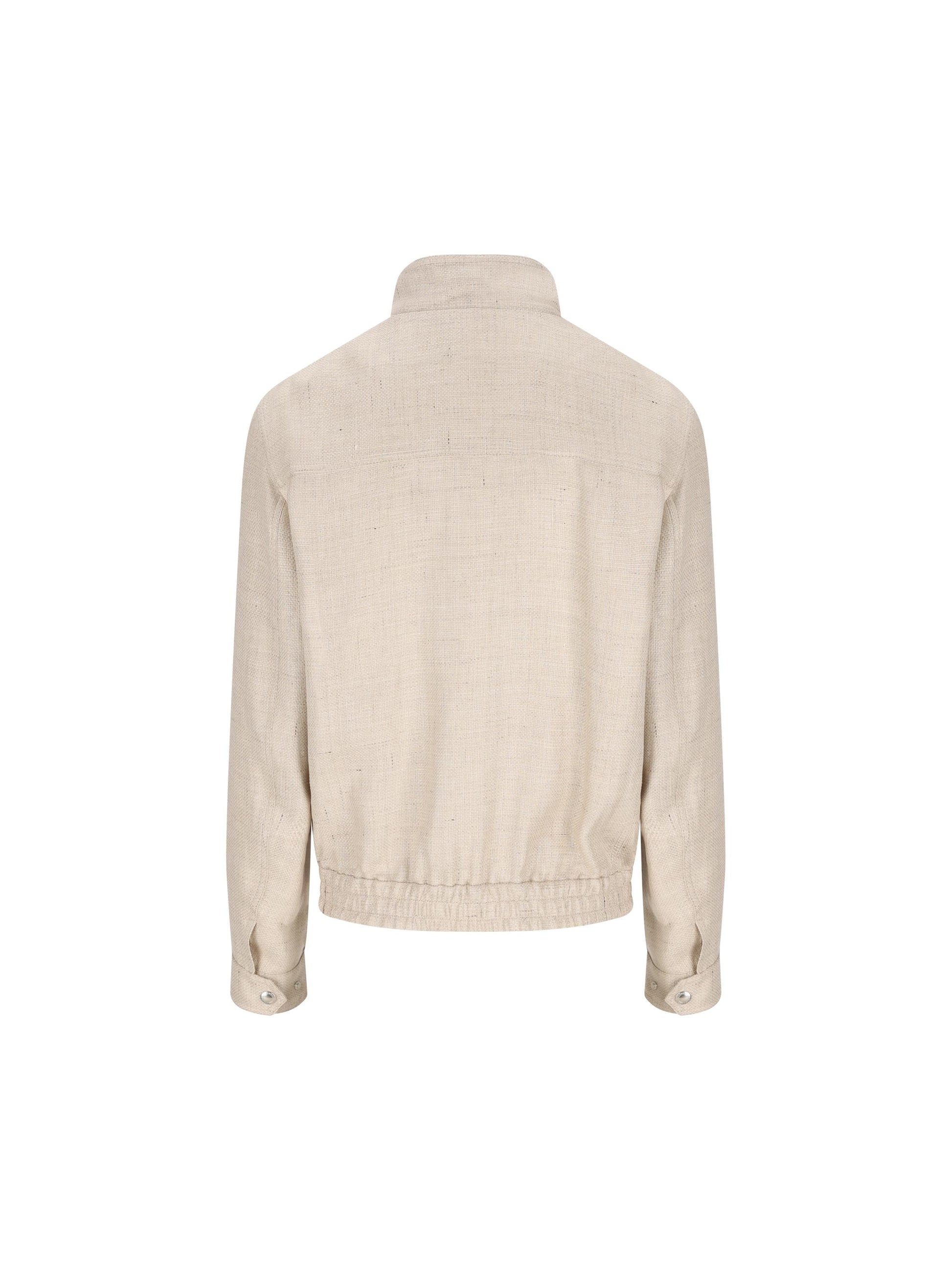 Giacca realizzata in misto seta e lino. MZ4036580 C042 BRUNELLO CUCINELLI 