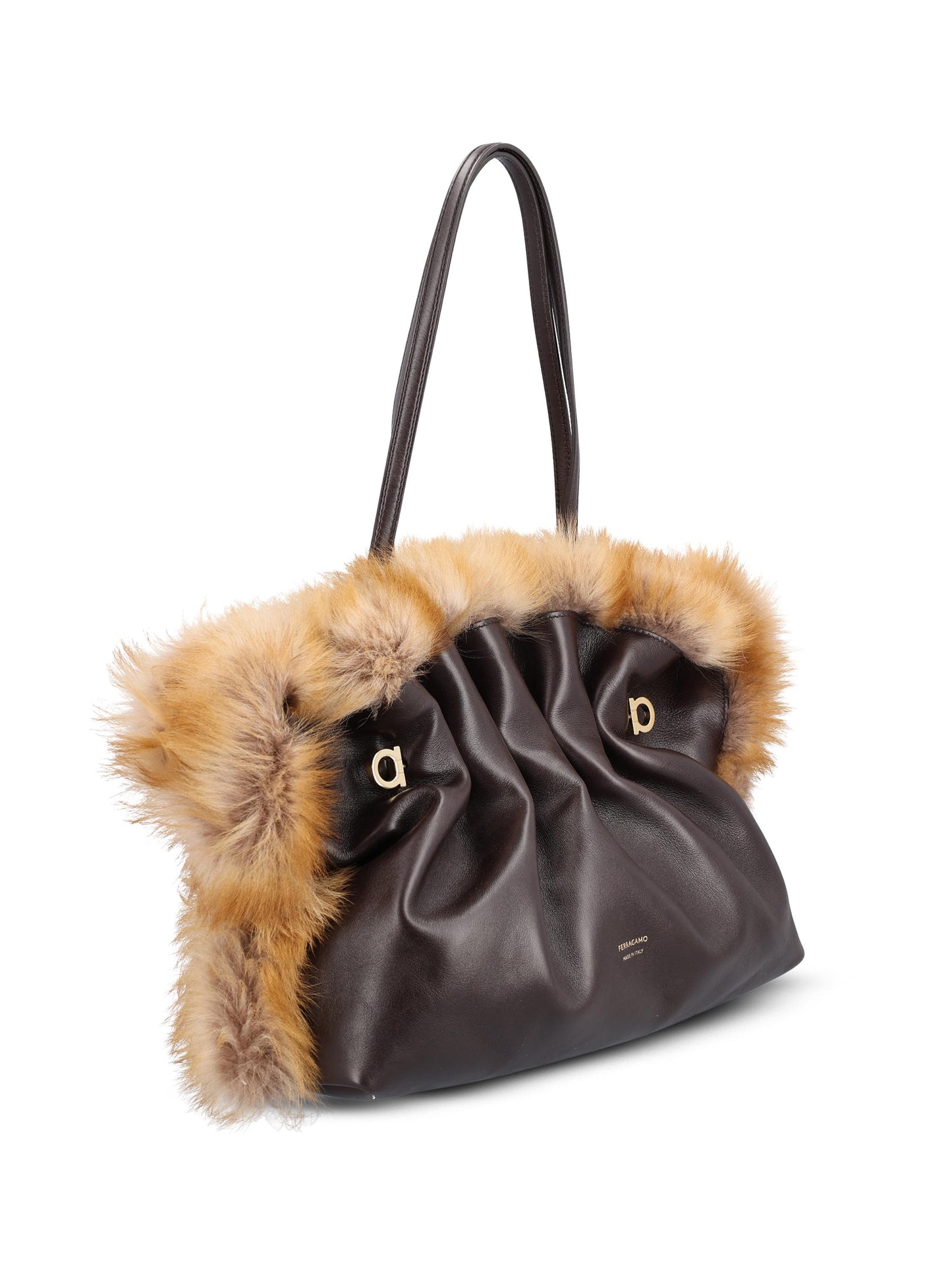 Borsa realizzata in vitello e capretto. 21A313 787845003 SALVATORE FERRAGAMO 