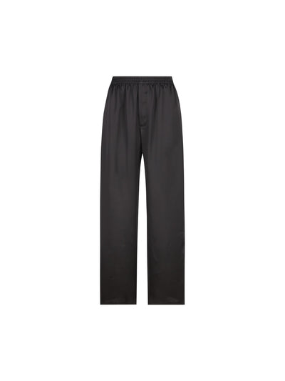 Pantaloni realizzati in seta 857172 Y7G271000 SAINT LAURENT 