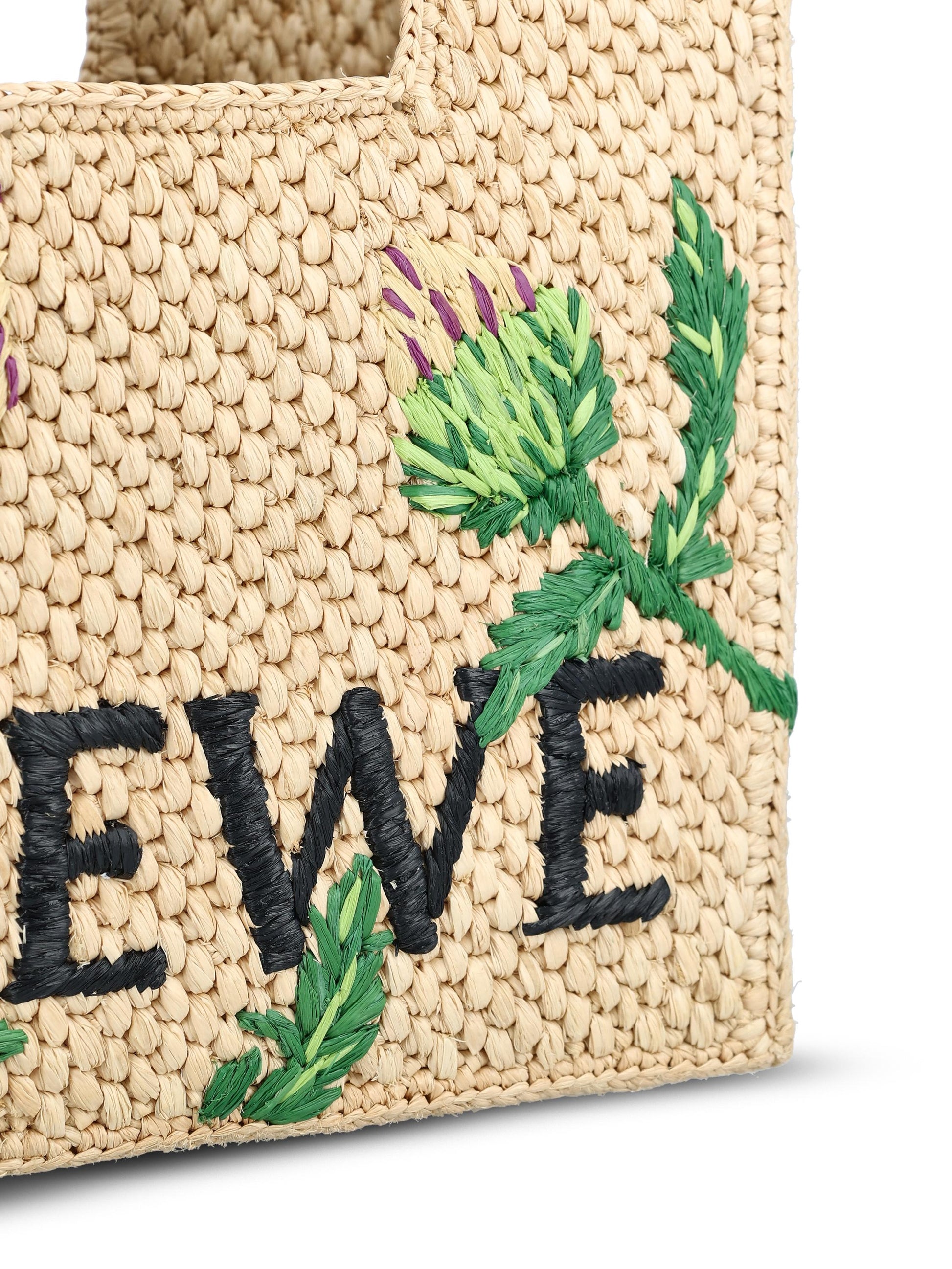 Borsa realizzata in rafia. ALF1B59X33 2656 LOEWE - PAULA'S IBIZA 