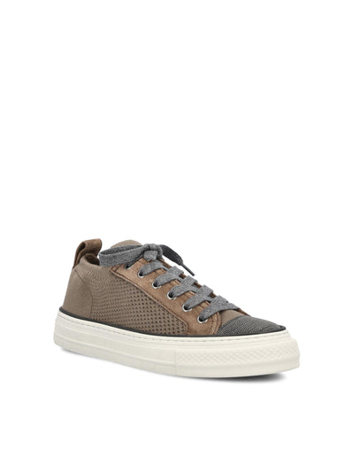 Sneakers realizzate in cotone. MZ35G2650 C8705 BRUNELLO CUCINELLI 